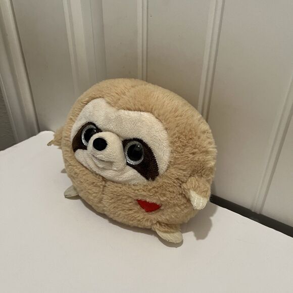 Dan Dee Collectors Choice Roly Poly Buddy Ball Sloth Plush 6" Valentine's Day - Picture 4 of 7